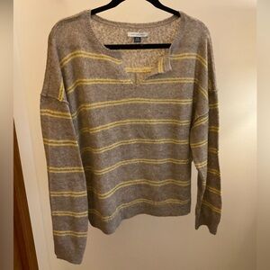 AE Notch-Neck Lightweight Sweater